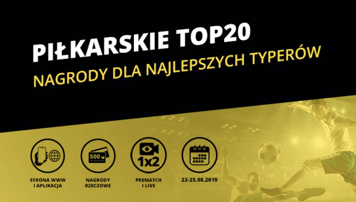 Piłkarskie TOP 20 w weekend. Fortuna rozdaje nagrody!
